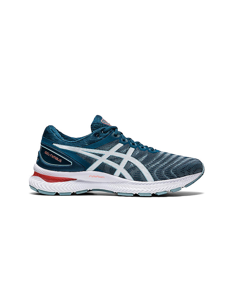 ASICS Herren Laufschuhe Gel Nimbus 22 LIGHT STEEL MAGNETIC BLUE